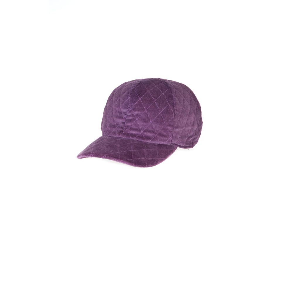 Denny Rose Purple Cotton Hat
