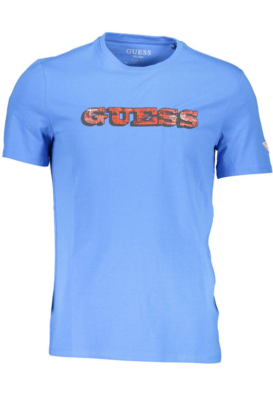 Guess Jeans Sleek Cotton Tee with Signature Print