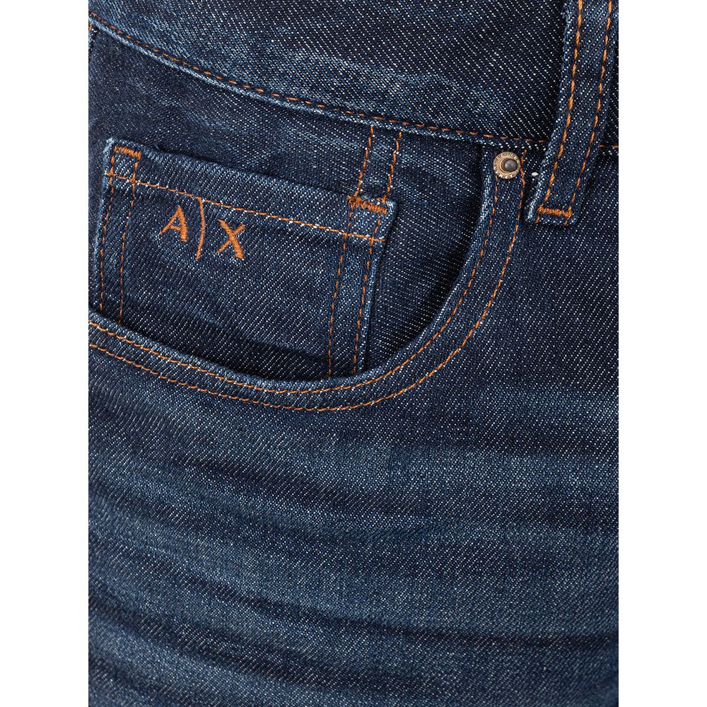 Armani Exchange Sleek Cotton Summer Shorts in Blue