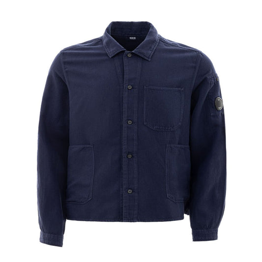C.P. Company Blue Cotton Shirt
