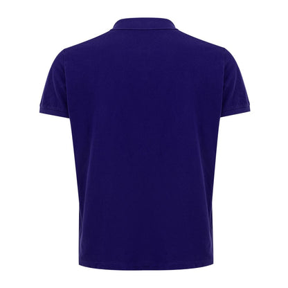 Dsquared² Regal Purple Cotton Polo Elegance