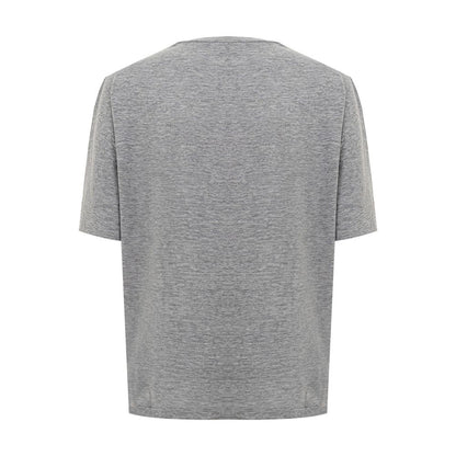 Dsquared² Chic Gray Cotton Tee for the Modern Woman