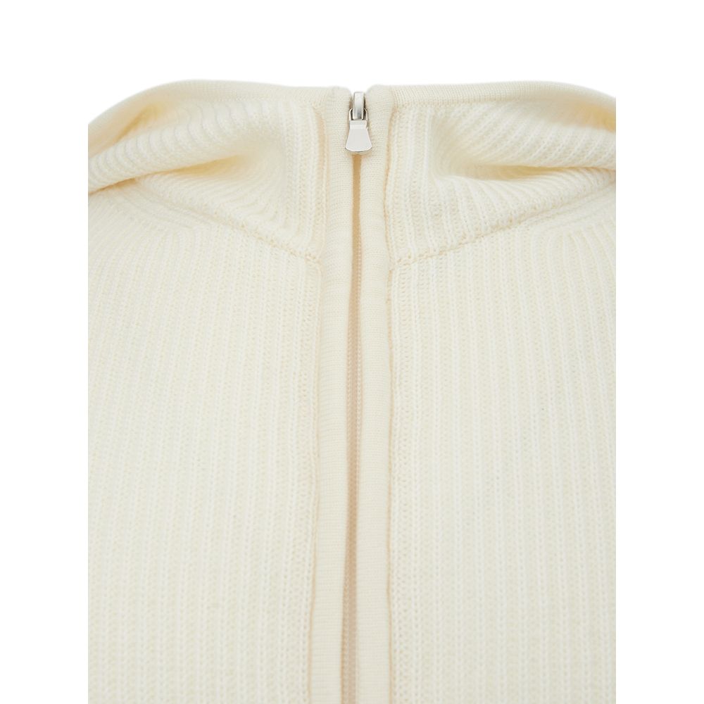 Gran Sasso Elegant White Wool Sweater for Men