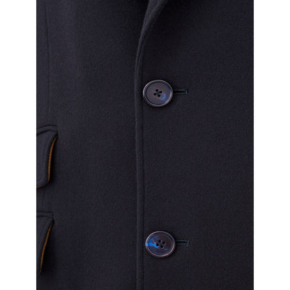 Dolce & Gabbana Elegant Blue Wool Jacket for Men