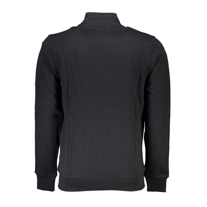 North Sails Chic Black Zippered Long Sleeve Sweatshirt