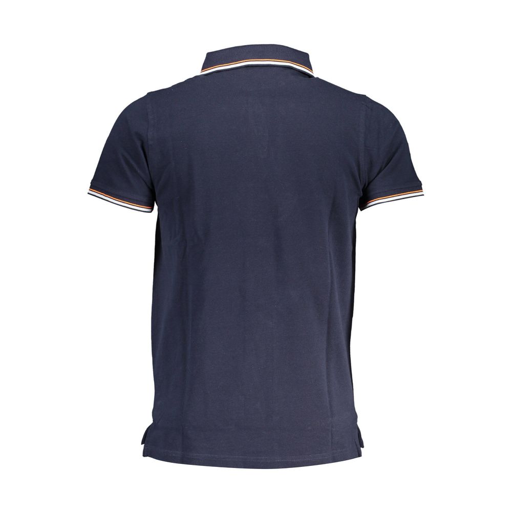 Norway 1963 Classic Blue Polo with Contrasting Accents
