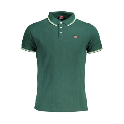 Norway 1963 Elegant Green Polo with Contrasting Accents