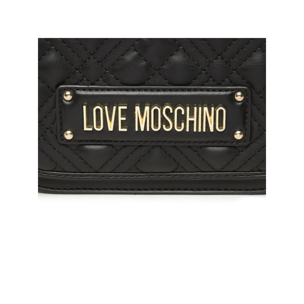Love Moschino Quilted Faux Leather Chic Handbag