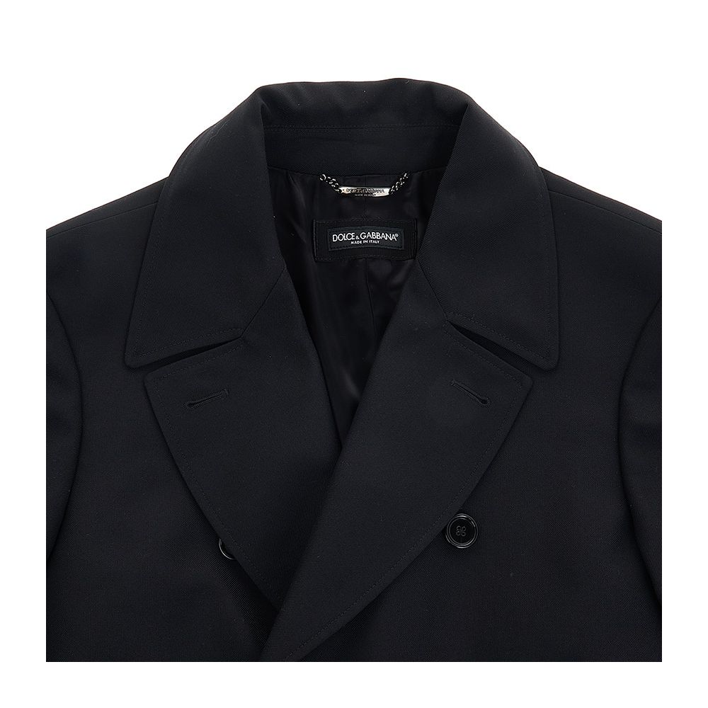 Dolce & Gabbana Black Polyester Jacket