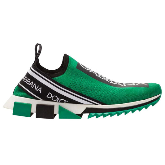 Dolce & Gabbana Green Polyester Sneaker