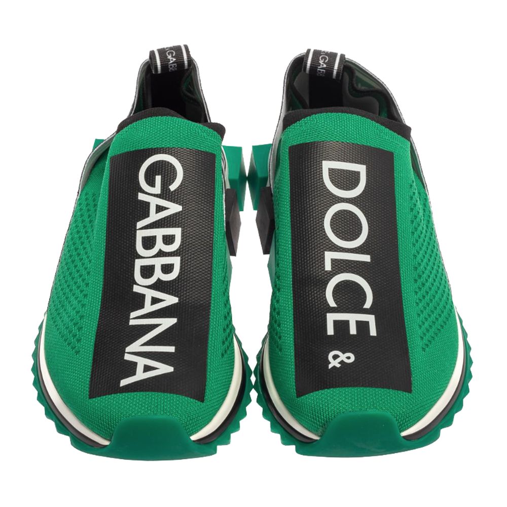 Dolce & Gabbana Green Polyester Sneaker