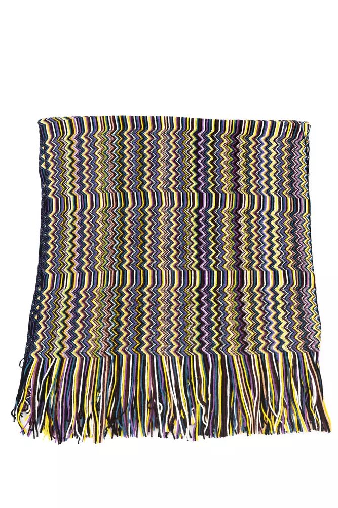 Missoni Geometric Fantasy Fringed Scarf