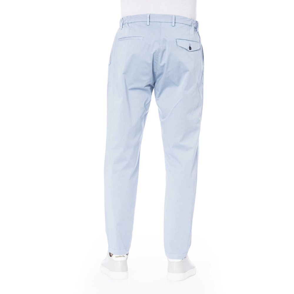 Distretto12 Light Blue Cotton Jeans & Pant