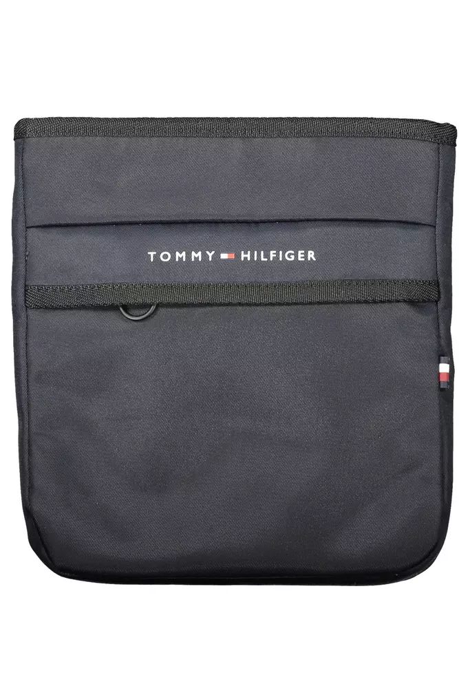 Tommy Hilfiger Sleek Blue Shoulder Bag with Contrast Details