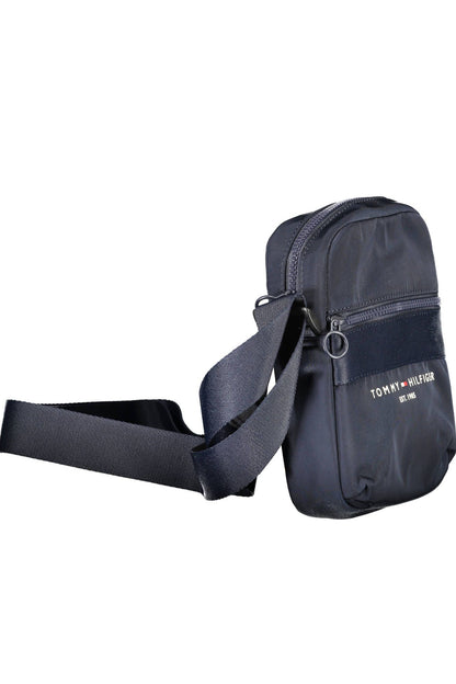Tommy Hilfiger Chic Blue Shoulder Bag with Contrasting Details