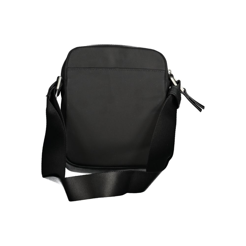 Tommy Hilfiger Elegant Black Contrasting Details Shoulder Bag