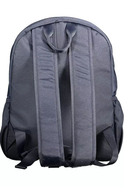 Tommy Hilfiger Sleek Blue Recycled Polyester Backpack