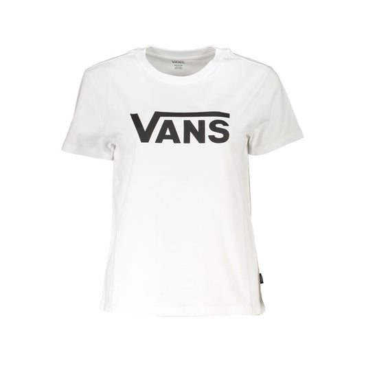 Vans White Cotton Tops & T-Shirt
